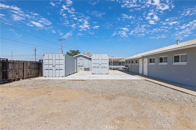 view of yard with a patio