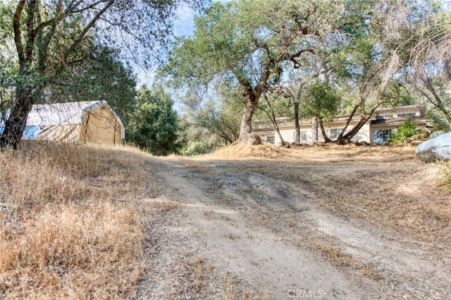 view of road