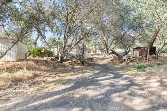 view of road