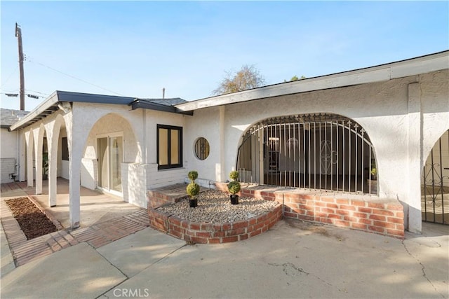 exterior space featuring a patio