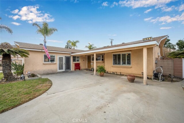 view of ranch-style home