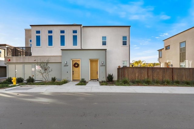 view of contemporary home