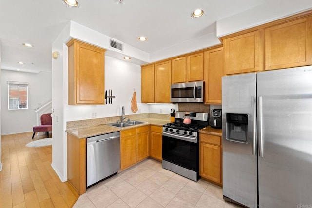 kitchen featuring sink and stainless steel appliances