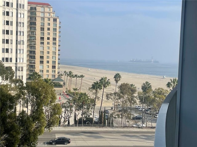 water view featuring a view of the beach