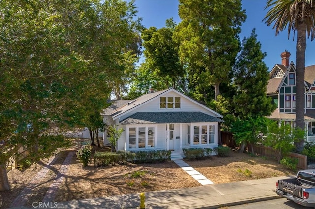 view of front of home