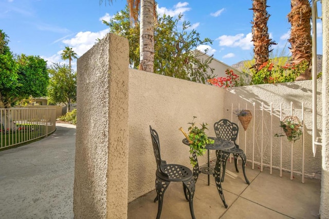 view of patio