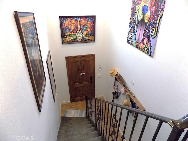 view of staircase