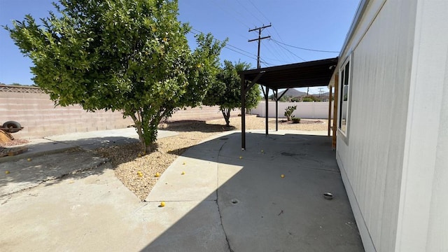 view of patio