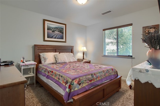 bedroom featuring carpet flooring