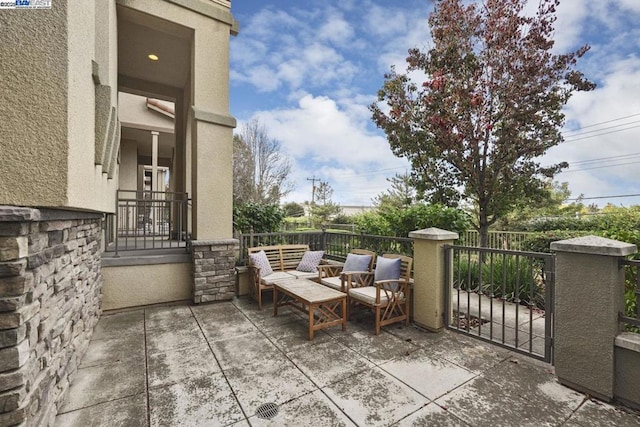 view of patio