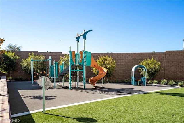 view of jungle gym