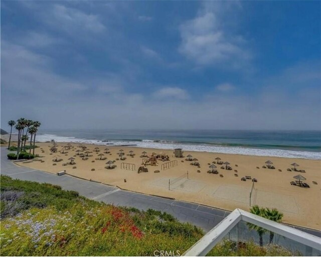 water view featuring a view of the beach