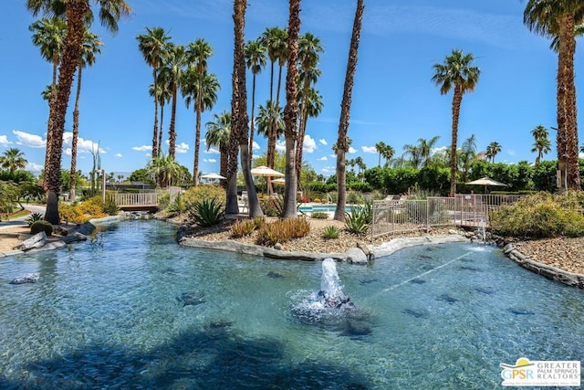 view of pool