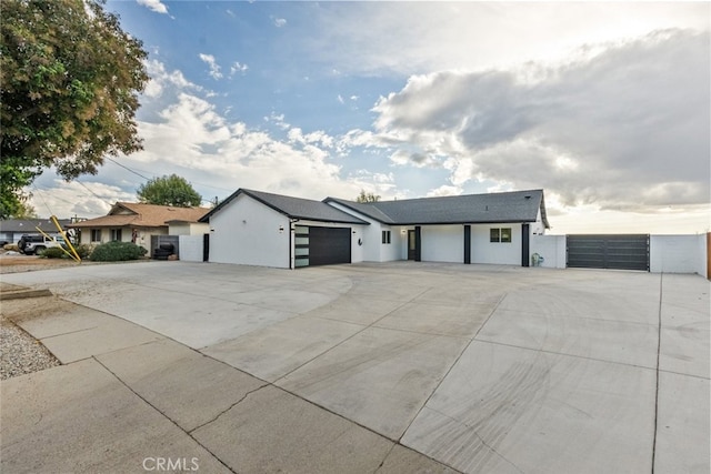 ranch-style house with a garage