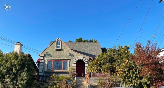 view of english style home