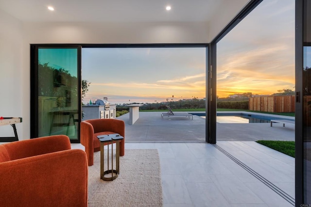 doorway featuring a wealth of natural light