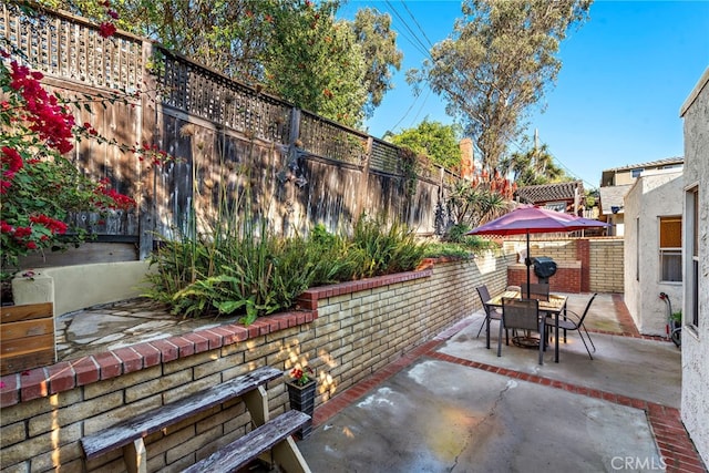 view of patio