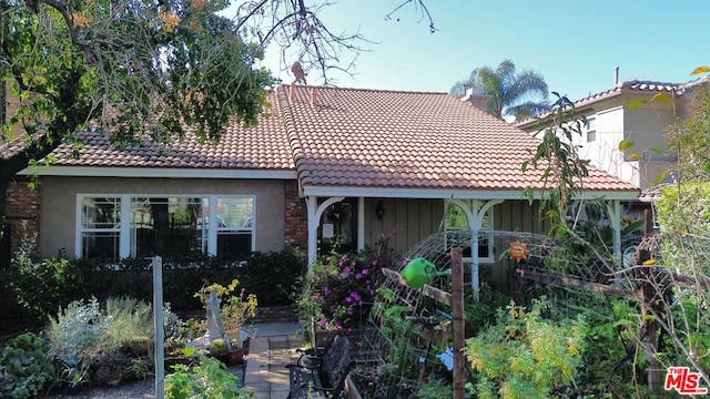 view of front of home