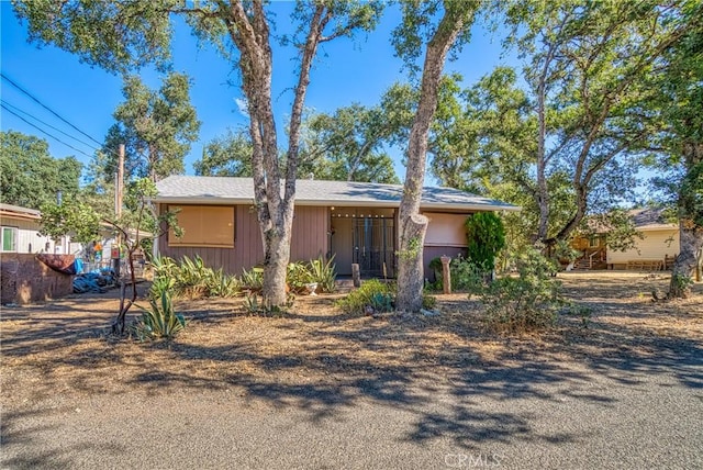 view of ranch-style home