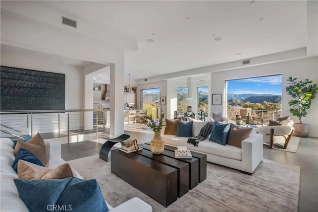 view of living room