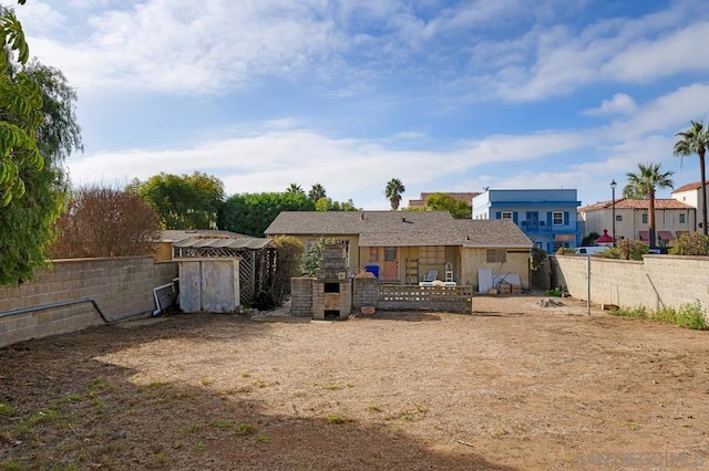 view of rear view of house