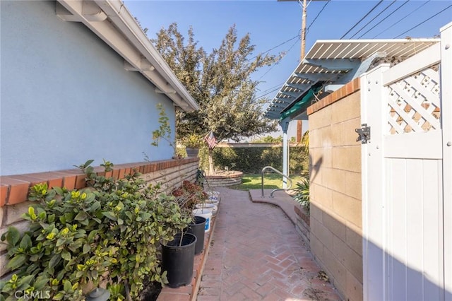 view of patio