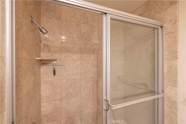 full bath featuring a shower stall