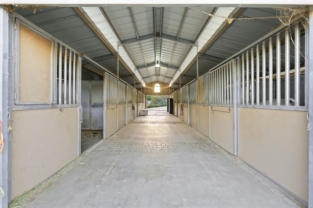 view of horse barn