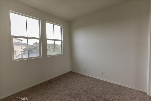 empty room featuring carpet