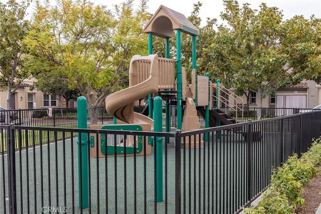 view of jungle gym