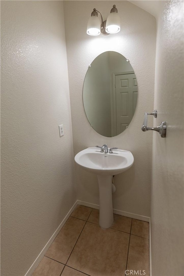 bathroom featuring tile patterned floors