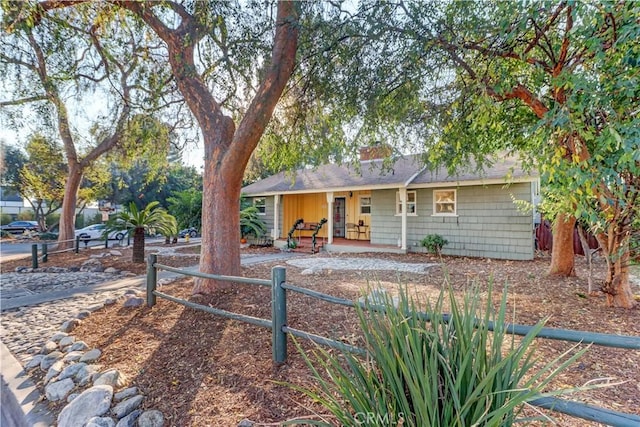 view of ranch-style house