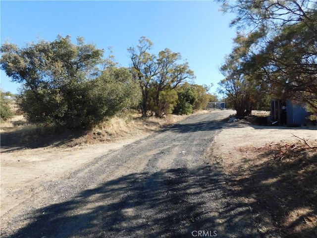 view of road