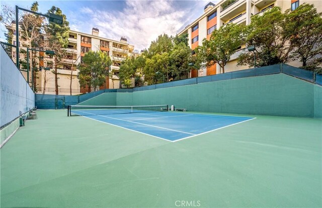 view of sport court