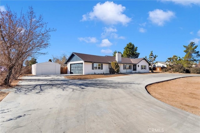 view of ranch-style house