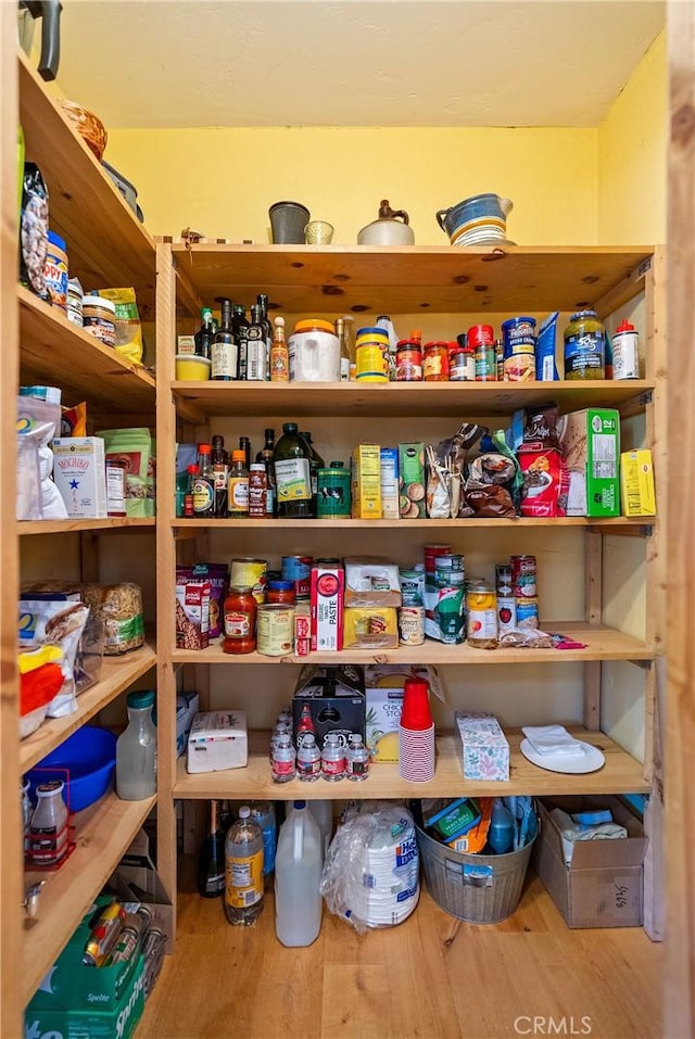 view of pantry