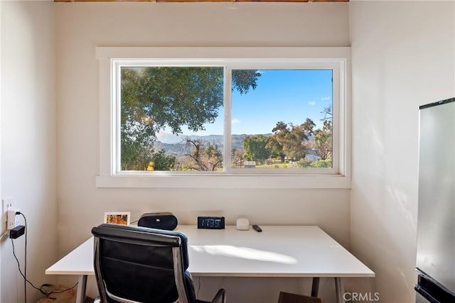 office with plenty of natural light