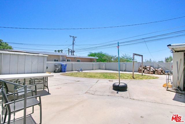 view of patio