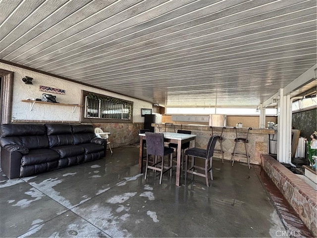 view of patio / terrace featuring an outdoor hangout area