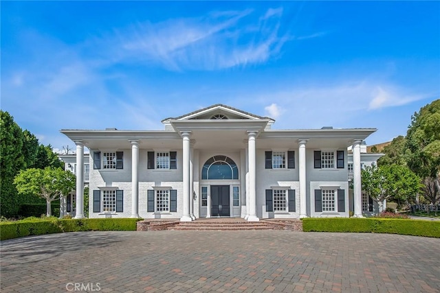 view of neoclassical / greek revival house