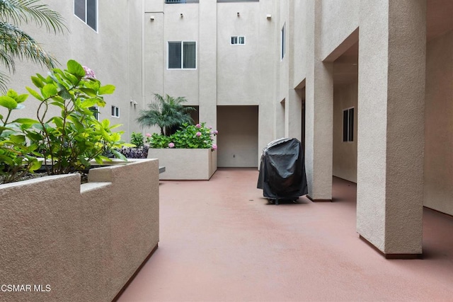 view of patio / terrace with grilling area