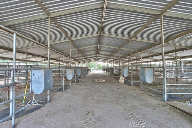 view of horse barn