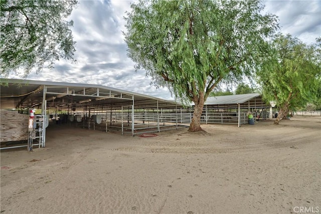 view of stable