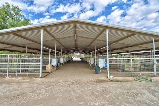 view of stable