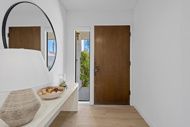 interior space featuring light hardwood / wood-style floors