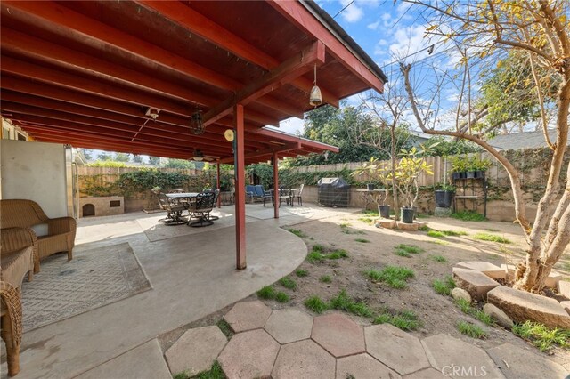 view of patio