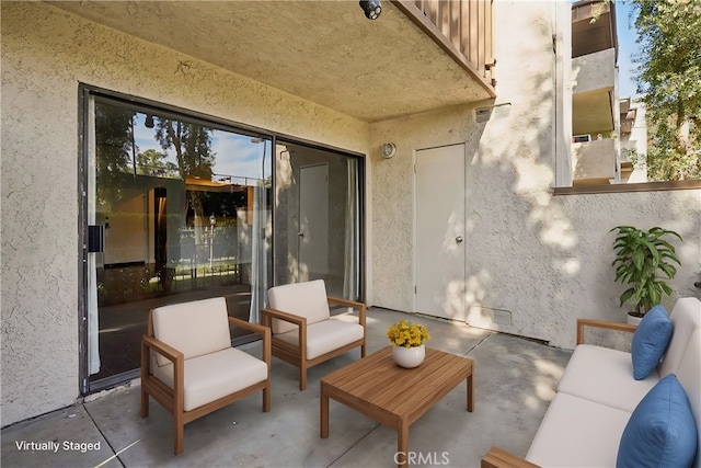 view of patio / terrace featuring outdoor lounge area