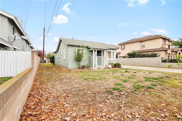 view of front of home