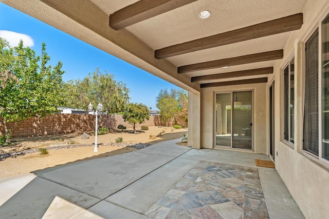 view of patio