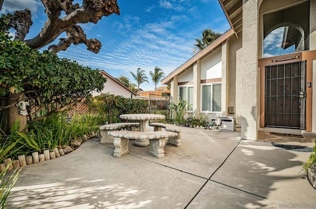 view of patio